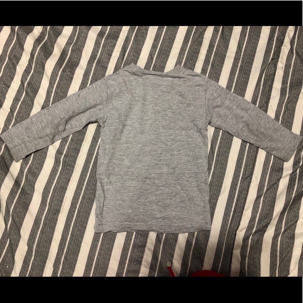 French Toast Gray Long Sleeve T-Shirt 2T Boys